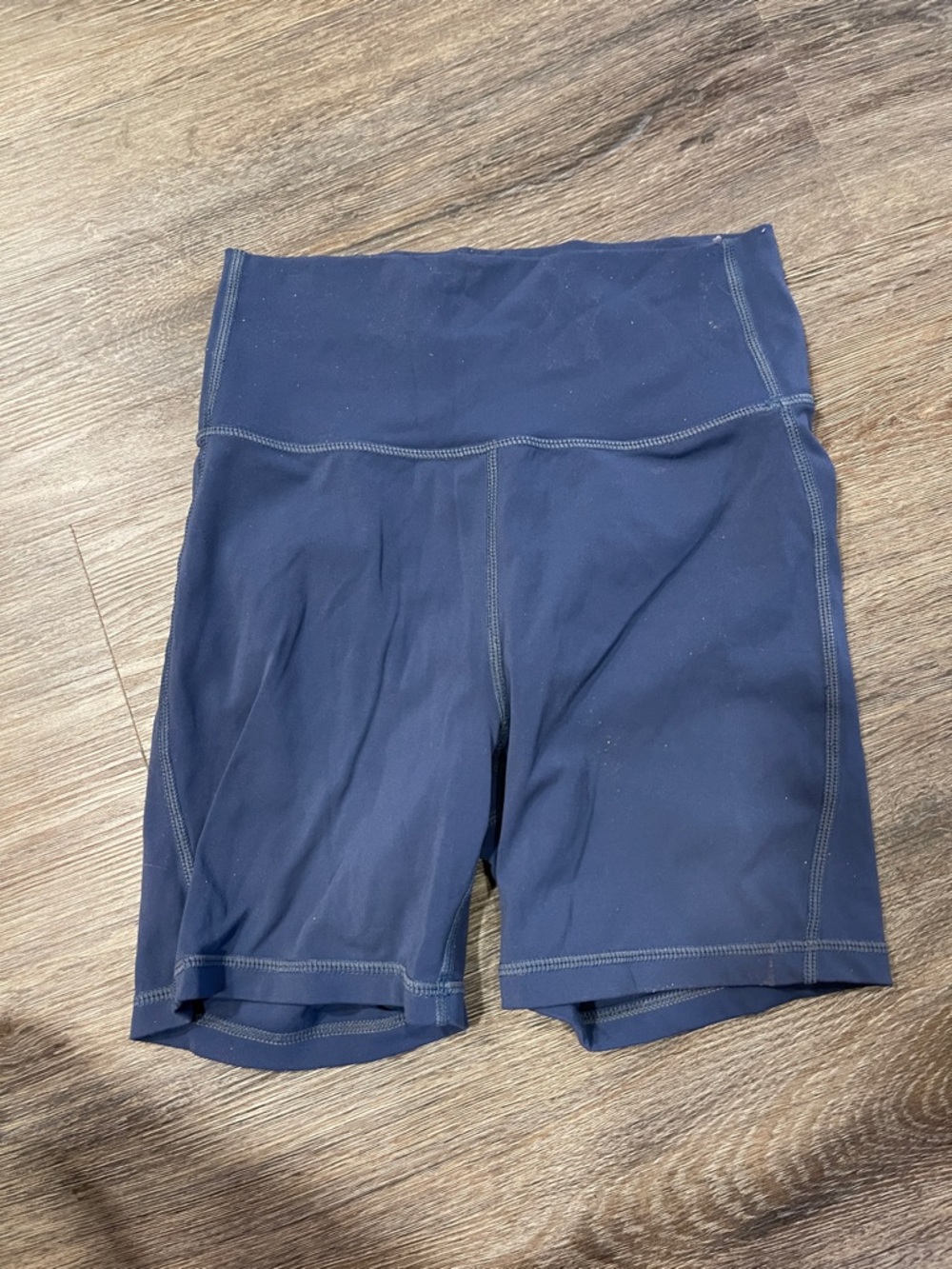 Women's High-Rise Bike Shorts in Navy